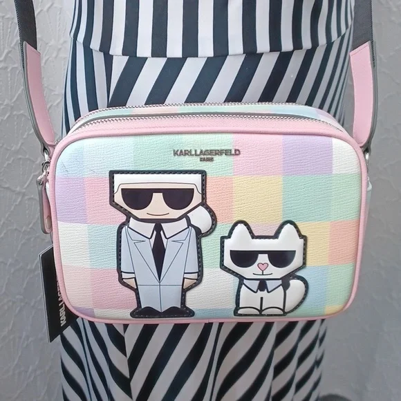 Karl Lagerfeld Camera Bag Blush Combo - Picture 10 of 15